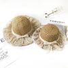 Sunshade Parent-child Summer Women's Sun Hat Handmade Straw Hats Practical Sun Hat