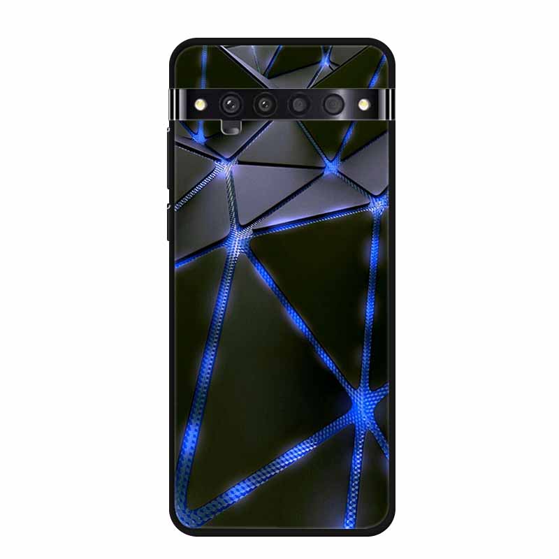 Чехлы для TCL 10 Pro Мягкий ТПУ Силикон Кот Лев Задние Чехлы для TCL 10 Pro T799B T799H Обложка Ударопрочный Funda Capa TCL10Pro 6.47"