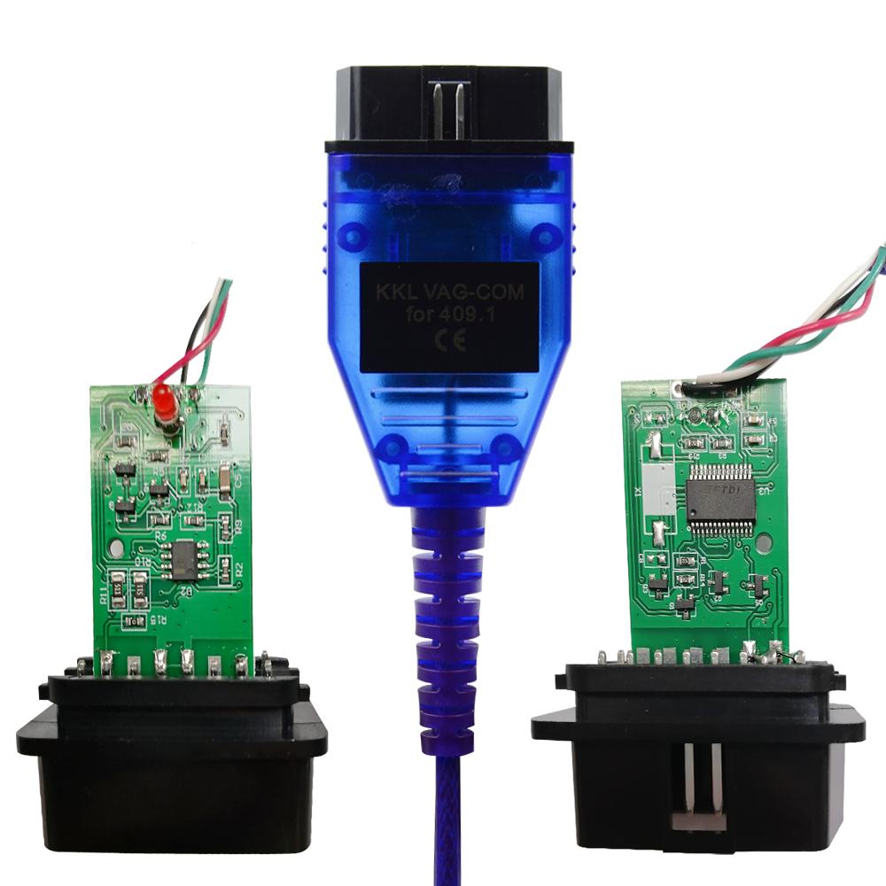 VAG 409 for Vag409 KKL For Volk-swagen/Sk-oda/Au-di/S-eat with FTDI FT232RL Chip OBD2 USB Diagnostic Scanner Cable