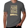 Leave Me Alone I Know What Im Doing Merch TShirt vintage clothes anime tshirt Tshirts for Unisex cotton
