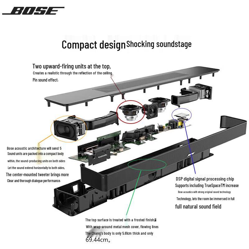 Bose Soundbar 550 Dolby Atmos Home Theater Soundbar