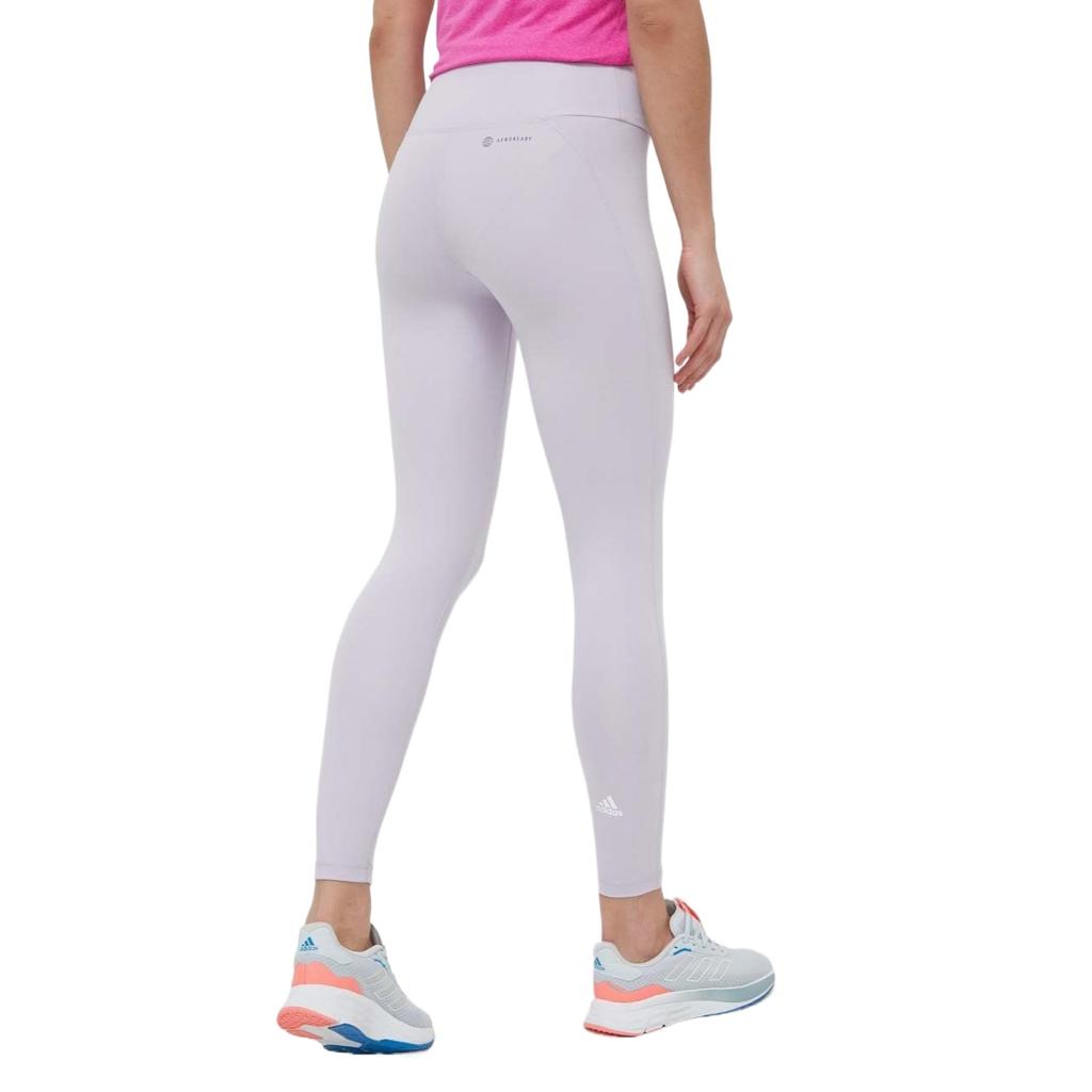 Adidas Быстросохнущие удобные влагоотводящие спортивные штаны для йоги с высокой талией, женские брюки белого цвета IC8309