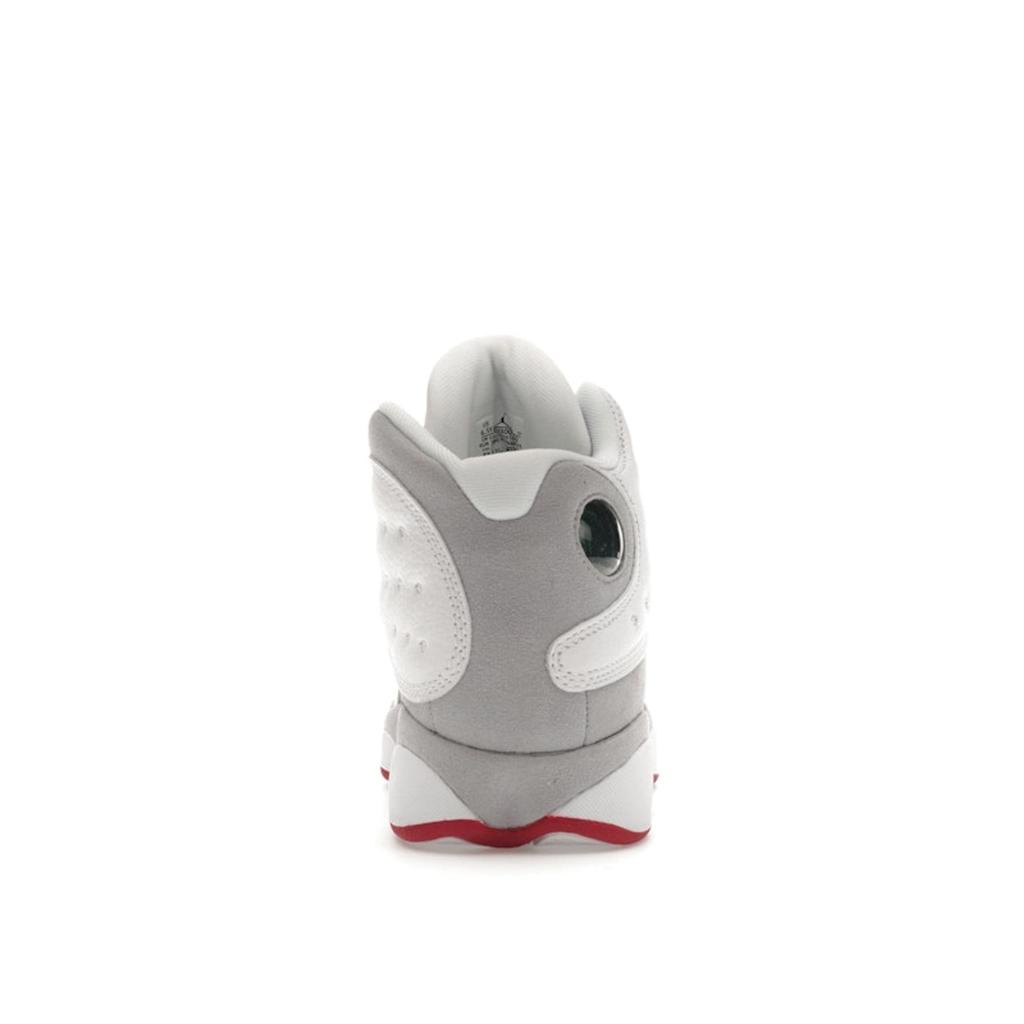 Детские кроссовки Air Jordan 13 Retro GS White Wolf Grey True-Red DJ3003-160