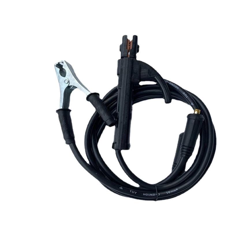 Бытовой сварочный аппарат в комплекте с кабелями и держателем