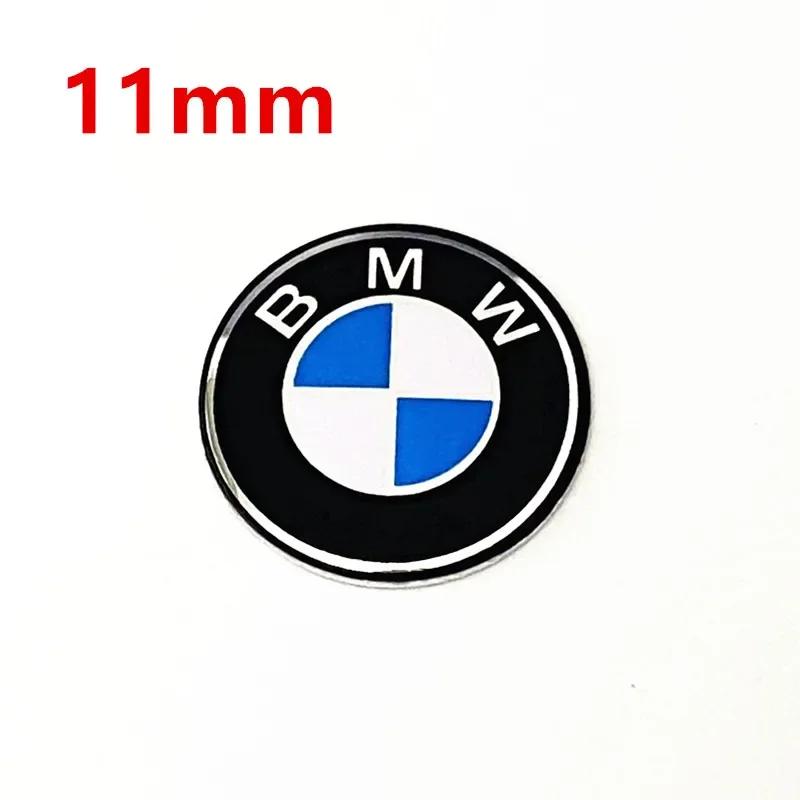 For BMW M X3 X5 X6  5 Pcs 11mm 14mm Car Key Emblem Sticker Logo Badge Decal For E34 E38 E39 E46 E60 E61 F90 E91 E92 F07 F10 F30