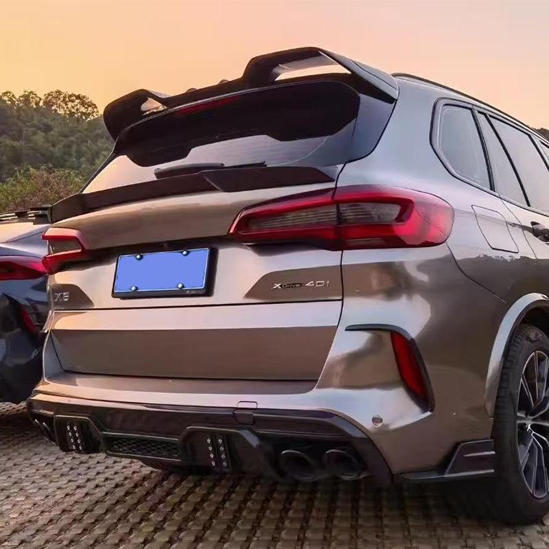 2021-2024 BMW X5 LD Задний спойлер из углеродного волокна, Высокопроизводительный диффузор, Легкая установка