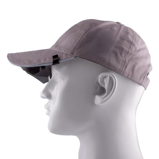 Clip-on Polarized Sunglasses Adjustable Flip Cover UV Protection Sunglasses Men Women Outdoor Hiking Golf Fishing Cycling Driving Traveling Hat