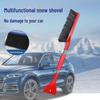 Two-in-One Car Snow Removal Tool: Deicing and Snow Sweeping Brush with Shovel for Glass Defrosting