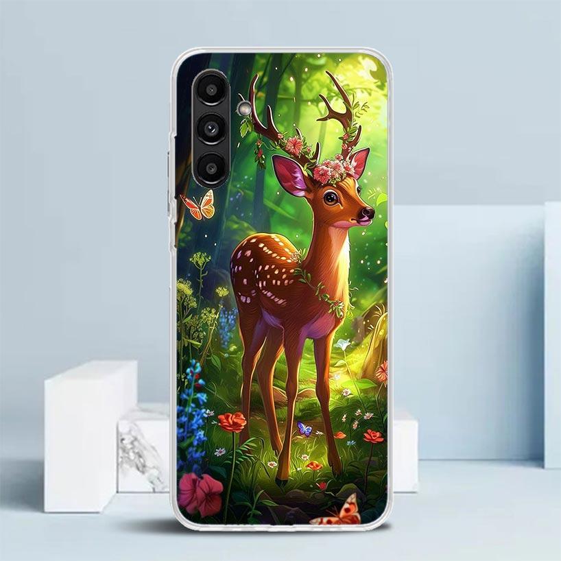 Deer Hunting Camo Phone Case For Samsung Galaxy A17 A37 A57 A16 A15 A14 A13 A56 A55 A54 A53 A36 A35 A34 A33 A26 A25 A24 A23 Gala