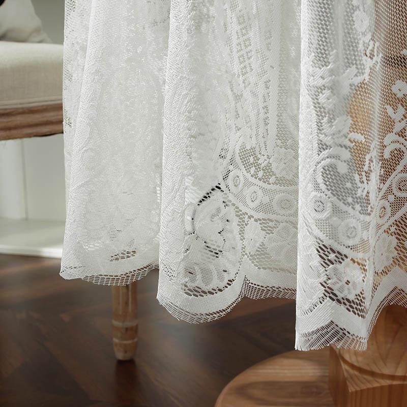 American Ins Wind Party White Lace Retro Hollow Round Tablecloth Tablecloth Spot