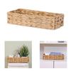 Large Capacity Imitation Water Hyacinth Basket for Closet Toilet Paper Storage Bin Sundries for Entryway