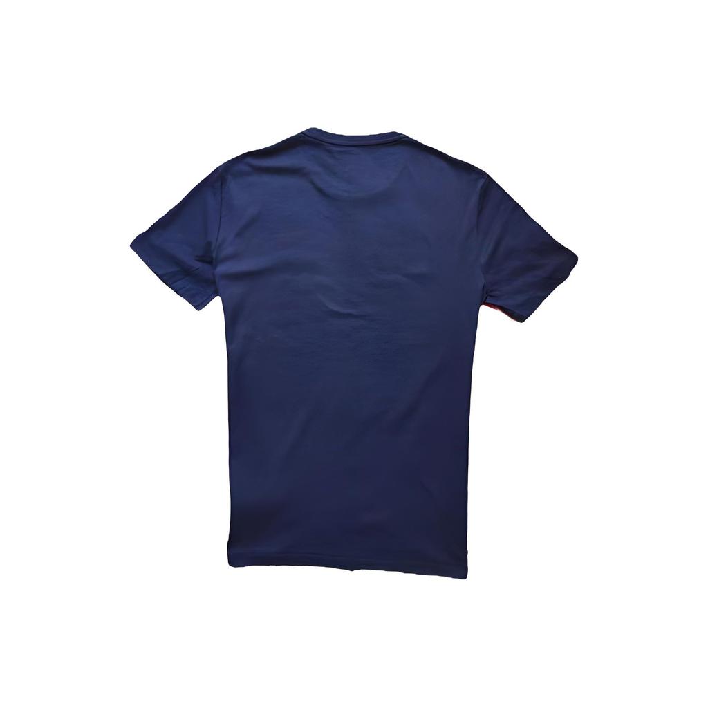 Polo Ralph Lauren Logo Print Crew Neck Short Sleeve Regular Футболка мужская, топы темно-синего цвета 710858957-002