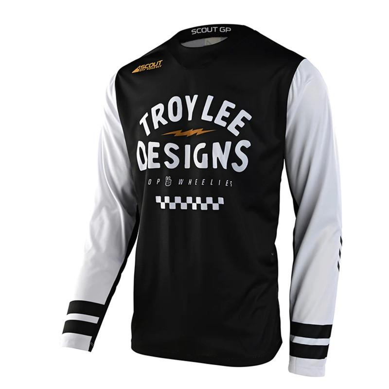 TROYLEE New Downhill Suit Motorcycle Off-Road Riding Suit Motorcycle Travel Locomotive Equipment Knight Quick Drying Suit T-Shirt