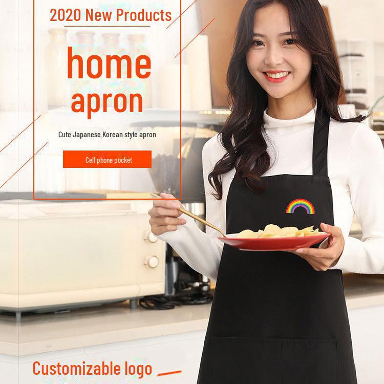 Милый водонепроницаемый и маслостойкий корейский фартук с героями мультфильмов для мужчин и женщин — идеально подходит для кухни, ресторана, домашнего хозяйства или работы