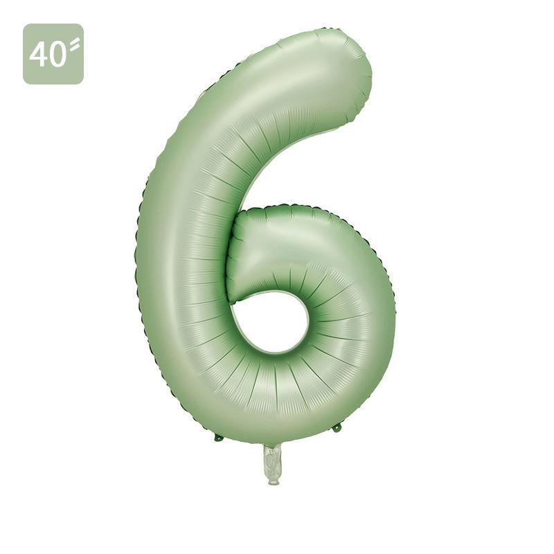 40-дюймовые оливково-зеленые шары с цифрами 0-9 Гелиевые фольгированные цифровые шары для украшения на день рождения, юбилейную вечеринку CDN