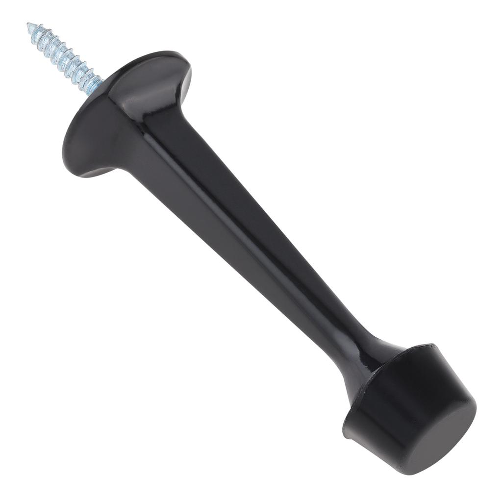 Черный Серебристый Регулируемый Сверхпрочный Дверной Стопор Жесткая Конструкция Мягкие Резиновые Наконечники Защита Стены Универсальный