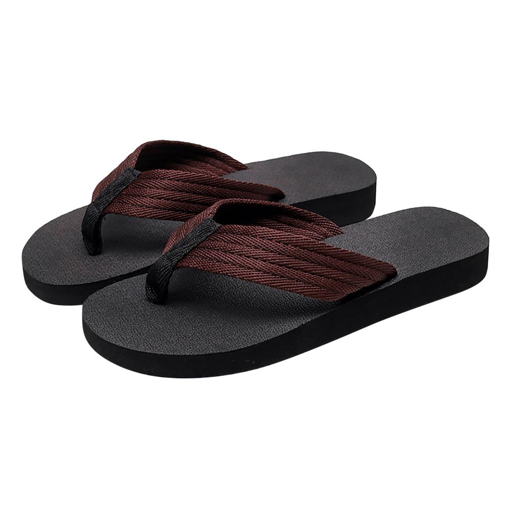 Men's Flat Flip Flops Non-slip Fashion Casual Breathable Outdoor Beach Shoes