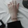 Fashion Double Layer Bracelet Beads Exquisite Simple Women Bracelet Fine Jewelry Accessories
