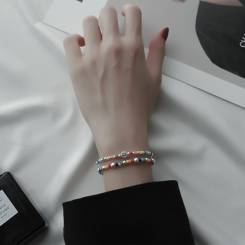 Fashion Double Layer Bracelet Beads Exquisite Simple Women Bracelet Fine Jewelry Accessories