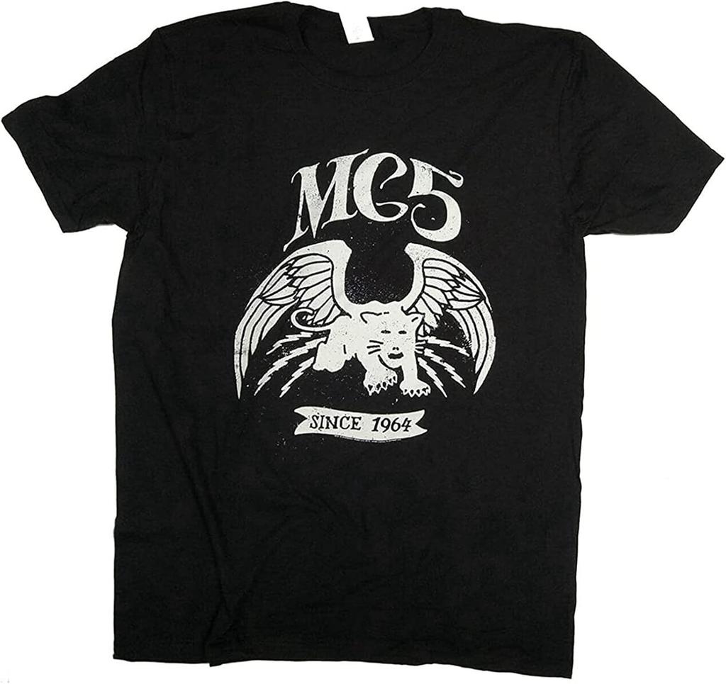 Men's Mc5 T Shirt Since 1964 Logo Garage Rock Fully Screenprinted Men's T Shirt Fashion Casual Cool Teehirts