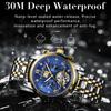 New Top Chronograph Automatic Mechanical Tourbillon Business Wristwatch Luxury Hollow Waterproof Stainless Steel Men Watches