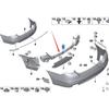 51127331600 Rear Bumper Inner Support for BMW 5 Series F10/F18 New Model
