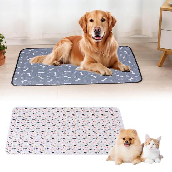 Многоразовая моющаяся пеленка для щенков, нескользящая, супервпитывающая, непромокаемая, для пола, манежа, клетки, родильного ящика