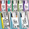 Чехол для телефона с билетом на посадку для Oppo A38 A58 A74 A15 A80 A60 A40 A94 A54 A98 A78 A18 A16 A76 A96 A17 A77 A57S