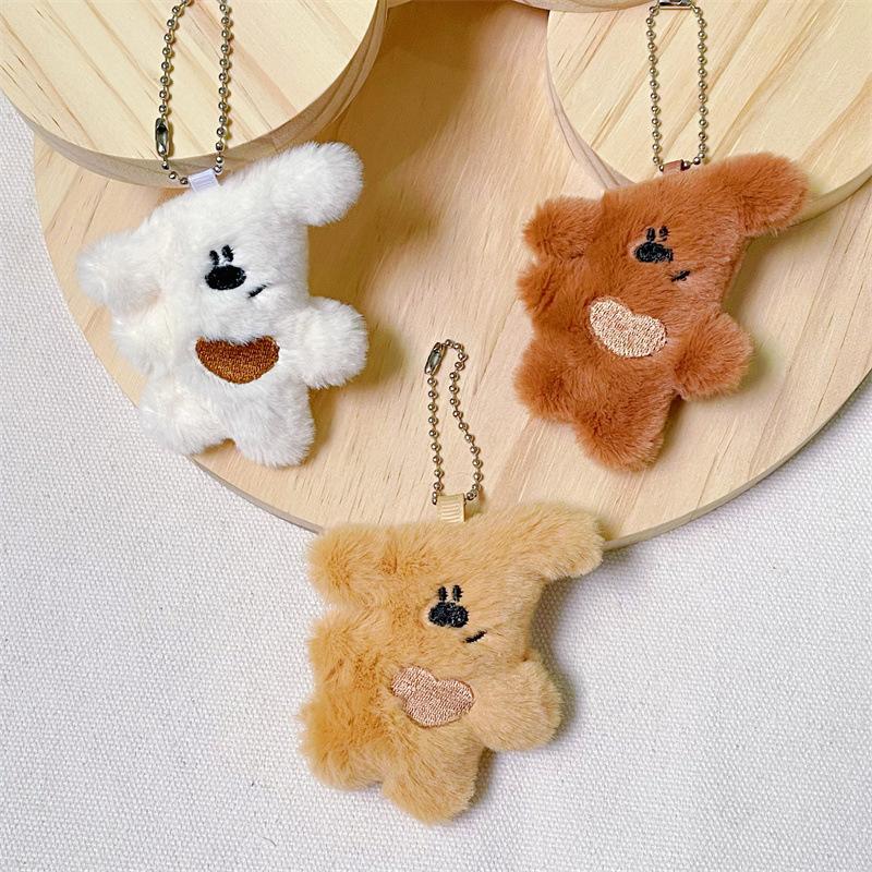 Мультяшный плюшевый медведь, брелок-подвеска, милая плюшевая кукла, игрушка, кавайная мягкая сумка, украшения, аксессуары