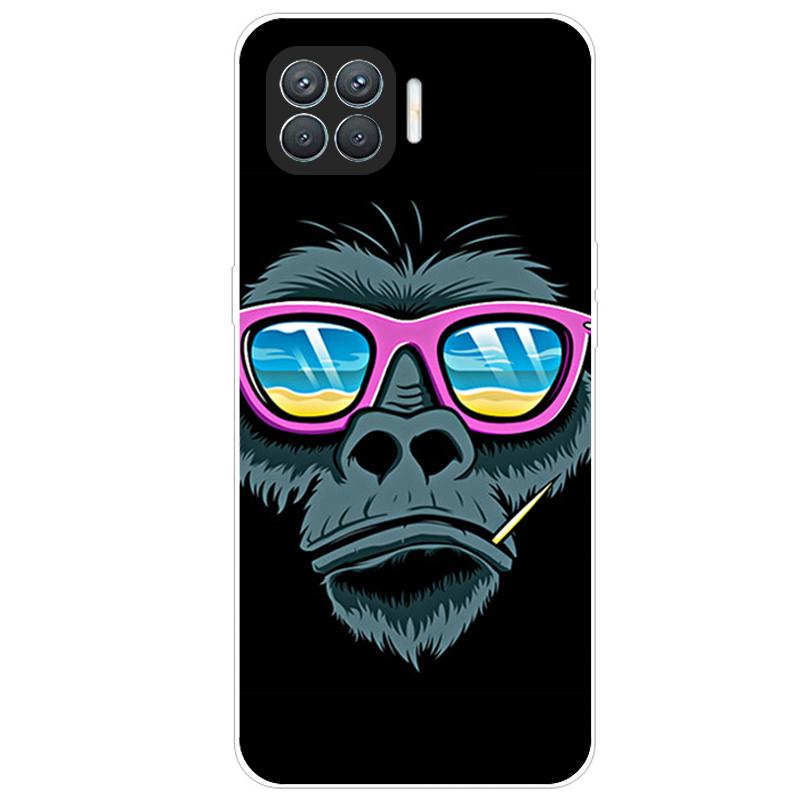 Чехол для OPPO Reno4 Lite Reno5 Lite, противоударный мягкий силиконовый чехол из ТПУ для OPPO Reno 5 4 Lite, чехлы для телефонов, чехол с милым мультяшным рисунком