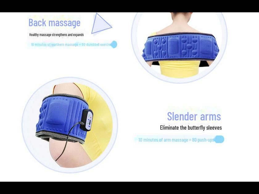 Double Slim X5 Интеллектуальный вибрационный нагревательный пояс для массажа живота