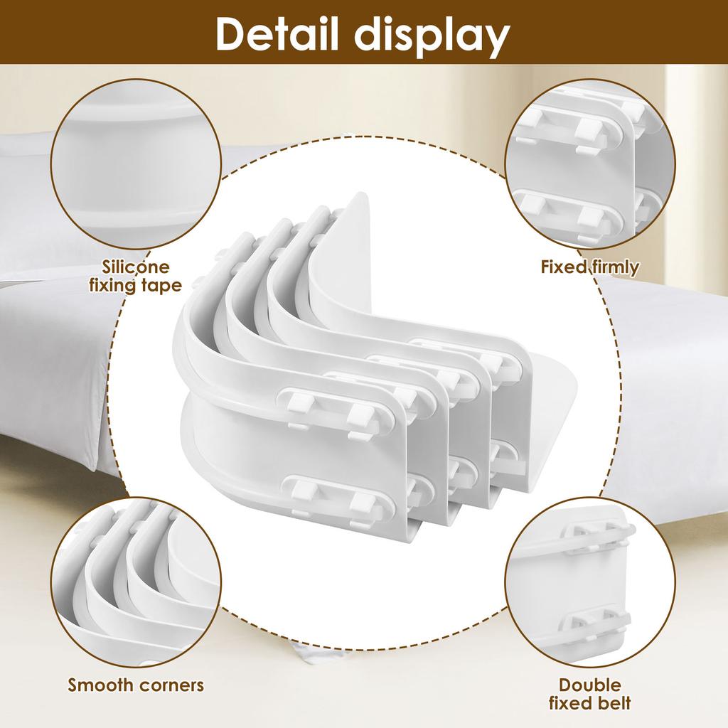 4/8 шт. Держатели для простыней, Пластиковые фиксаторы углов простыней, Ремни с фиксирующими зажимами, Застежки для углов простыней, Нескользящие зажимы