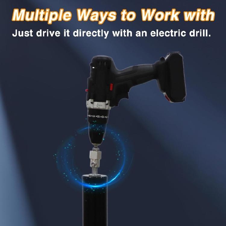 Беспроводные Power Drill Конвертеры из Нержавеющей Стали Профессиональные Высокопрочные Адаптеры для Дрели для Задач по Вращению Рукоятки Прицепов