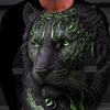 Dragon 3d Print, Men's Long Sleeve Novelty T-shirt, Stylish Tees For Autumn, Mens Clothing
