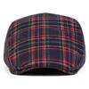 Винтажный клетчатый берет, уличная мода, трендовые шляпы для мужчин и женщин, повседневная шляпа, кепки газетчика