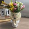 Cartoon Succulent Flowerpot Resin Plant Cultivation Pot Multifunctional Flower Planter  Office
