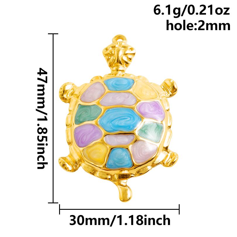 2pcs Red Lobster Crab Coral Real Gold Plated Stainless Steel Enamel Charm For Jewelry Making Supplies DIY Beach Necklace Pendant