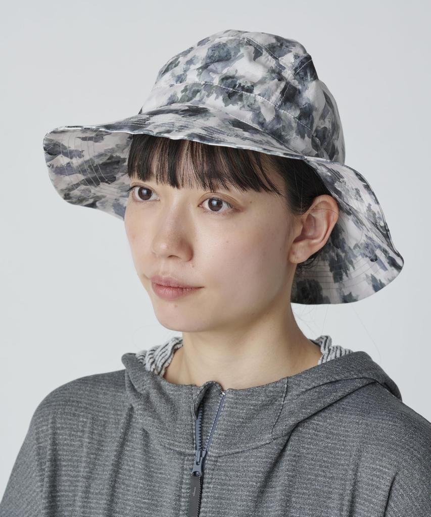Snow Peak Printed Breathable Quick Dry Hat Headwear Hat for Men and Gray PT 2 AC-25SU024 Women,