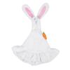 Одежда для гусей на лужайке, плюшевый милый наряд с длинными ушами для пасхального кролика для гуся, белый, розовый