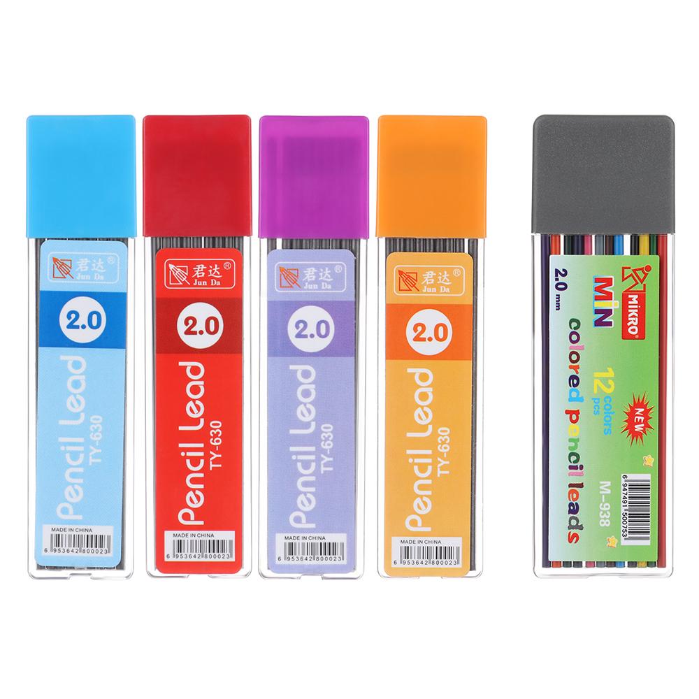 Профессиональный эскиз Школа Офис Механический карандаш Стержни Стержни Черный/Цветной Автоматический Карандаш с грифелем