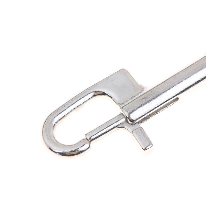 Dual Head D Ring Marine Snap Hook Clip Swivel Bolt Stainless Steel Heavy Duty for Diving Underwater Use