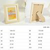 Simple Colorful Photo Frame Multi Size Drawings Picture Frame Handcraft DIY Display Holders Decoration