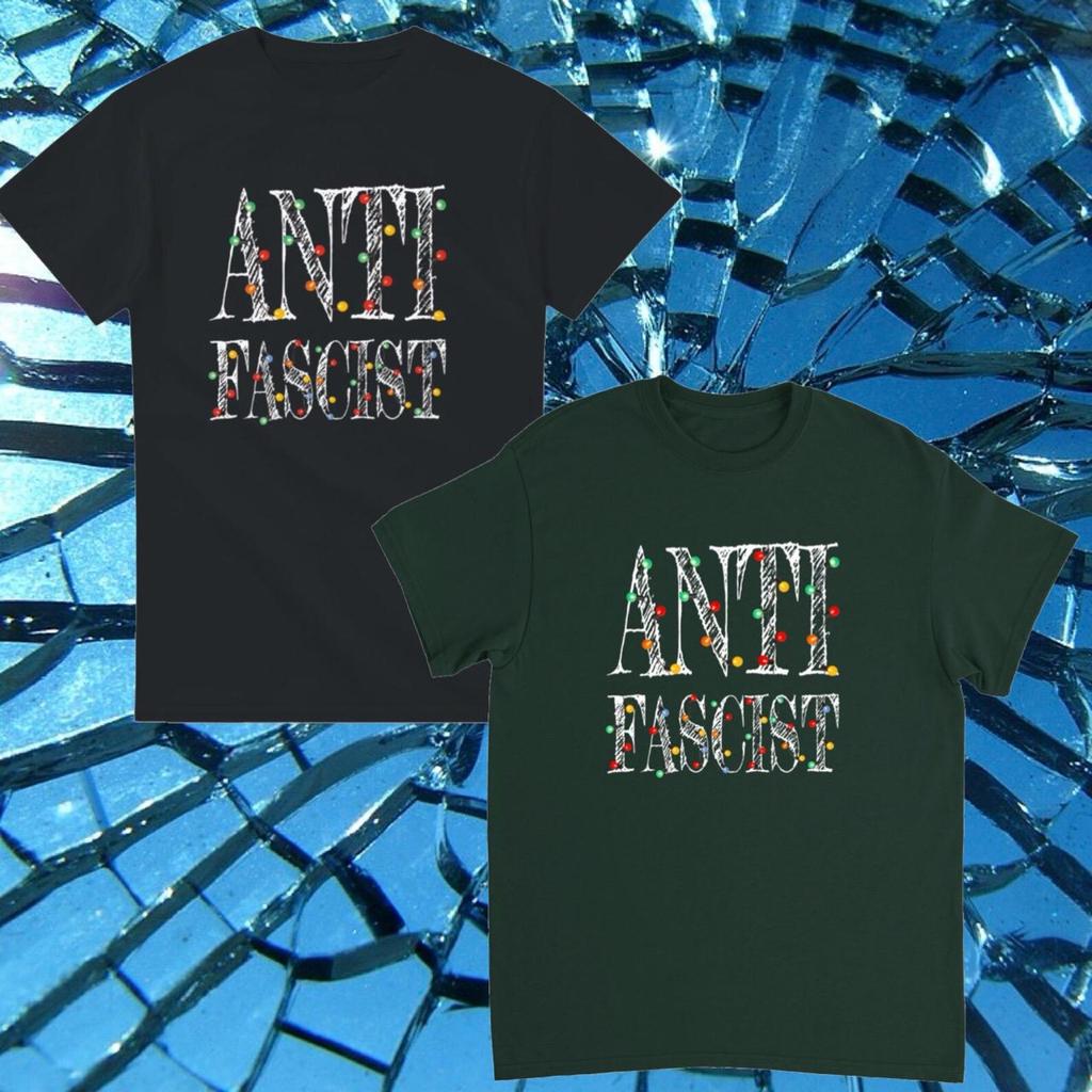 Anti Fascist Holiday - Heavyweight Unisex Crewneck T shirt | Gildan® 5000