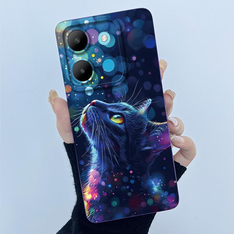 Чехол для телефона Infinix Smart 7 Plus X6517 Smart 7Plus Мягкий силикон Чехол Сладкий Милый Забавный Крутой Печать Защитная задняя крышка
