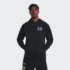 Under Armour Мужская толстовка с капюшоном Elevated Terry со спортивным логотипом, черная 1373844-001