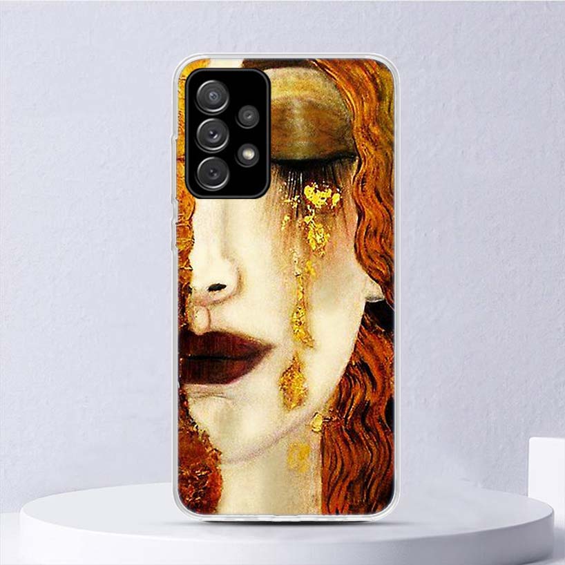 Мягкий чехол Kiss by Gustav Klimt для Samsung Galaxy A52 A53 A32 A22 A12 5G, чехол для телефона A33 A23 A13 A72 A73 A02S A03S A42 Coq