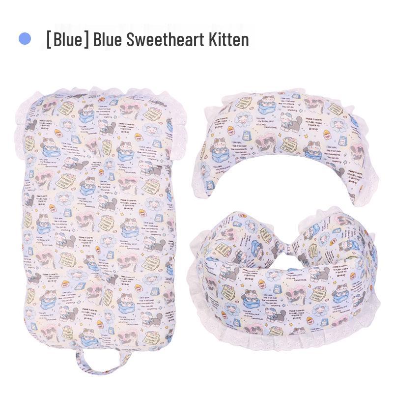 Уютный хлопковый набор для питомца: Толстая теплая подстилка, подушка и бортик для маленьких собак и кошек