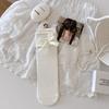 Женские весенне-осенние новые волнистые носки с точками, бантом, сладким кружевом и в стиле балетного ветра