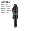 MEROCA MR-2 Амортизатор для горного велосипеда, воздушный, 125/150/165/190 мм, регулируемое давление воздуха, алюминиевый сплав, велосипедный амортизатор для MTB