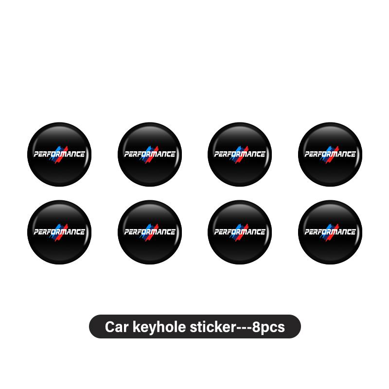 For BMW 5SG30 Car Door Keyhole Sticker Lock Protector Lock Core Decal Accessories For BMW M3 M5 X3 E93 F10 F20 F30 F40 F15 F25 F26 F31 F49 F86